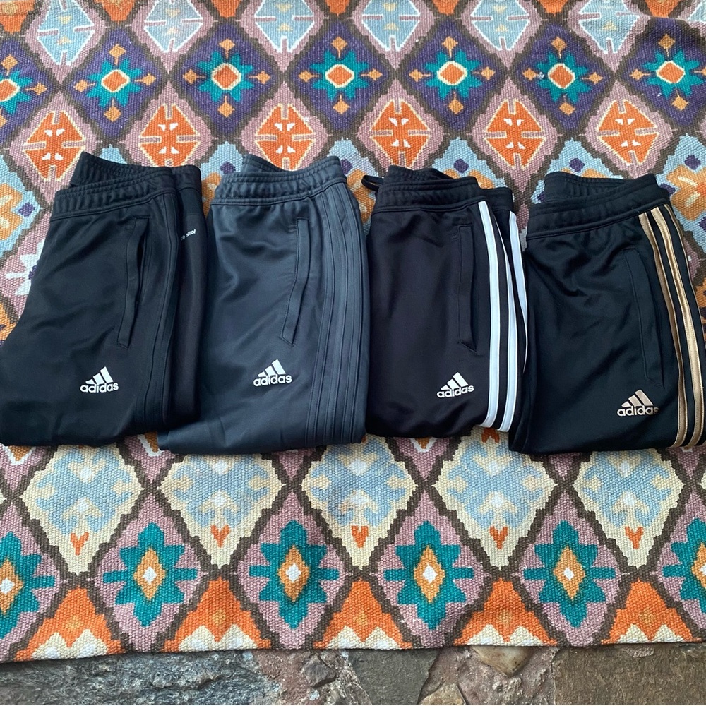 Adidas Climacool Trio Sweatpants Athletic Joggers Women’s Size XXS Bundle Lot x4